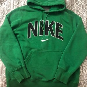 Green Nike sweatshirt
